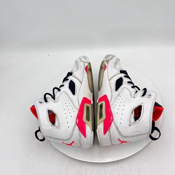Nike Air Jordan Flight Club 91 Youth Size 4.5Y Women 6 DM1685-106 White Red Shoe - Picture 6 of 11